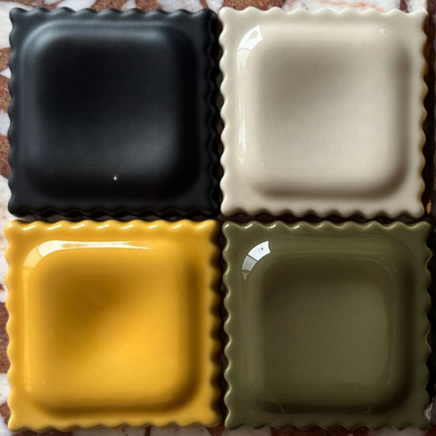 Solid Colors Raviolis Spoon Rest